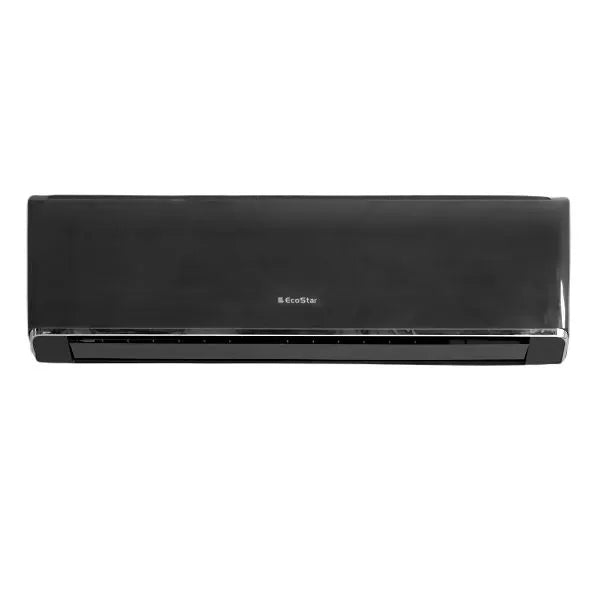 EcoStar Duke Series 1.5 Ton Inverter Split AC – Heat & Cool, Dark Grey, Turbo Cooling, Self-Cleaning, Energy Efficient, Low Voltage Start