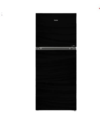 Haier Refrigerator HRF-316 EP (Red and Black Glass door)
