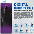 Haier HRF-458 IFGA/IFRA/IFPA Digital Inverter Refrigerator | (16CFT) (GREEN, RED, PURPLE)