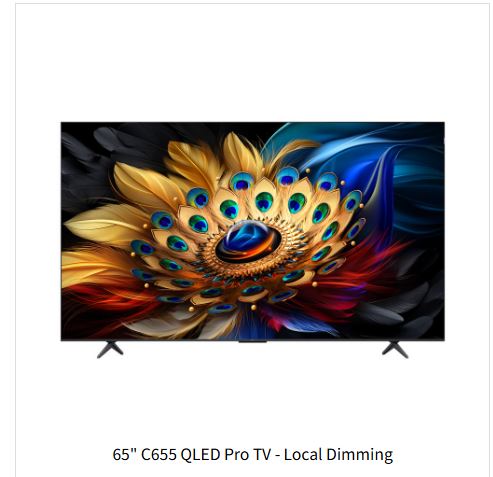 TCL C655 QLED Pro TV - Local Dimming 65inch