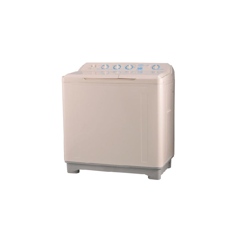 Haier HWM 120AS Semi-Automatic Twin Tub Washing Machine – 12kg Capacity, Gray