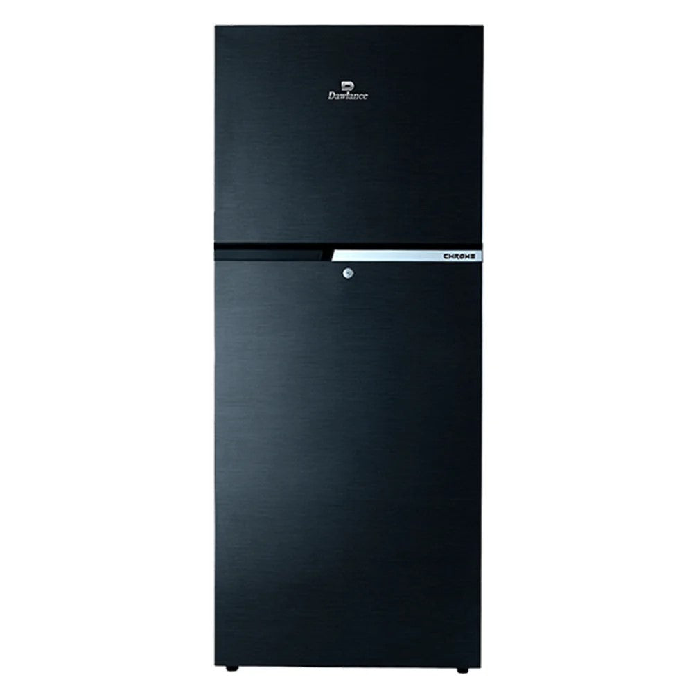 Dawlance REF 9169 WB Chrome Hairline Black – 12 CFT | Metal Body | Energy Efficient
