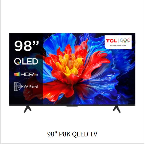 TCL P8K QLED TV 98inch