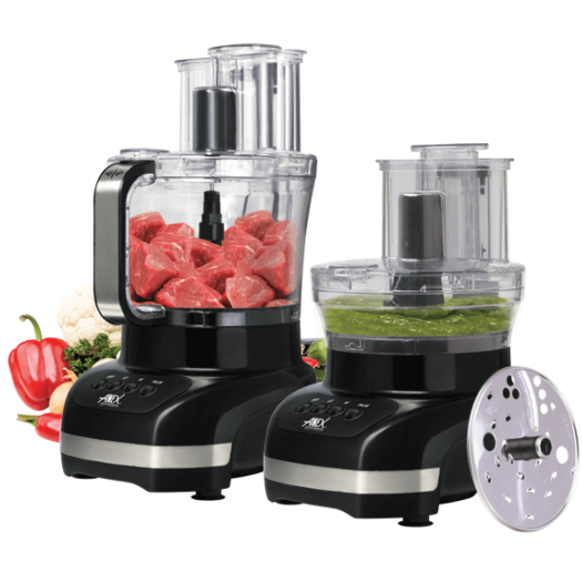 Anex Chopper ANX-3059 - Multi-Function Chopper with Extra Bowl, Black