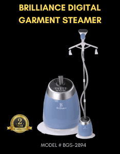 Brilliance Premium Garment Steamer BGS-2894 - Ultimate Wrinkle-Free Solution
