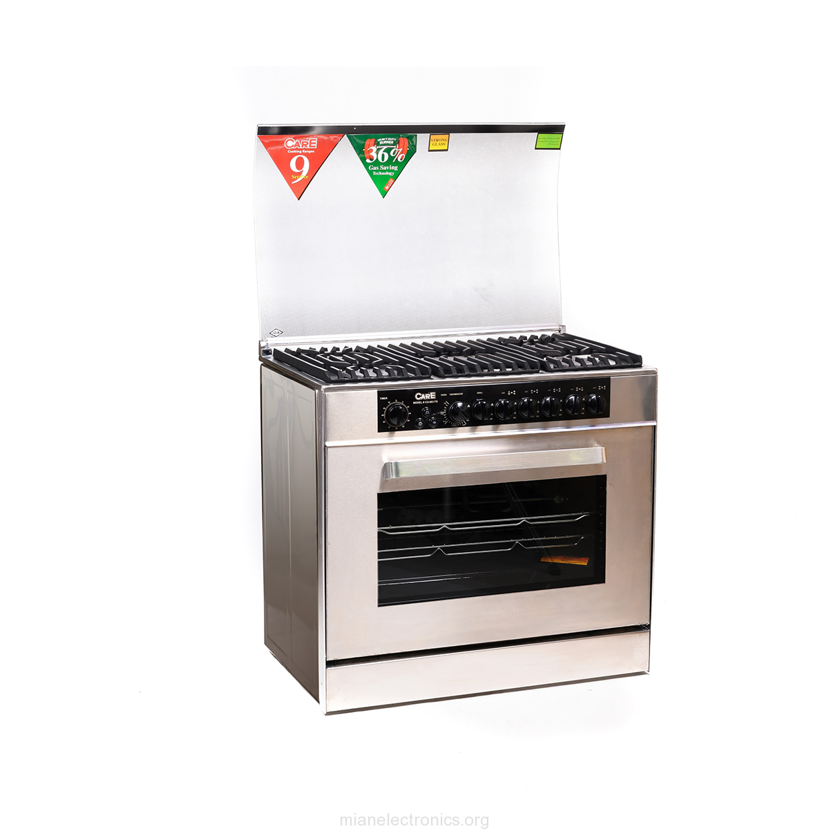 CARE COOKING RANGE 603-FS AUTO GLASS TOP FULL STEEL