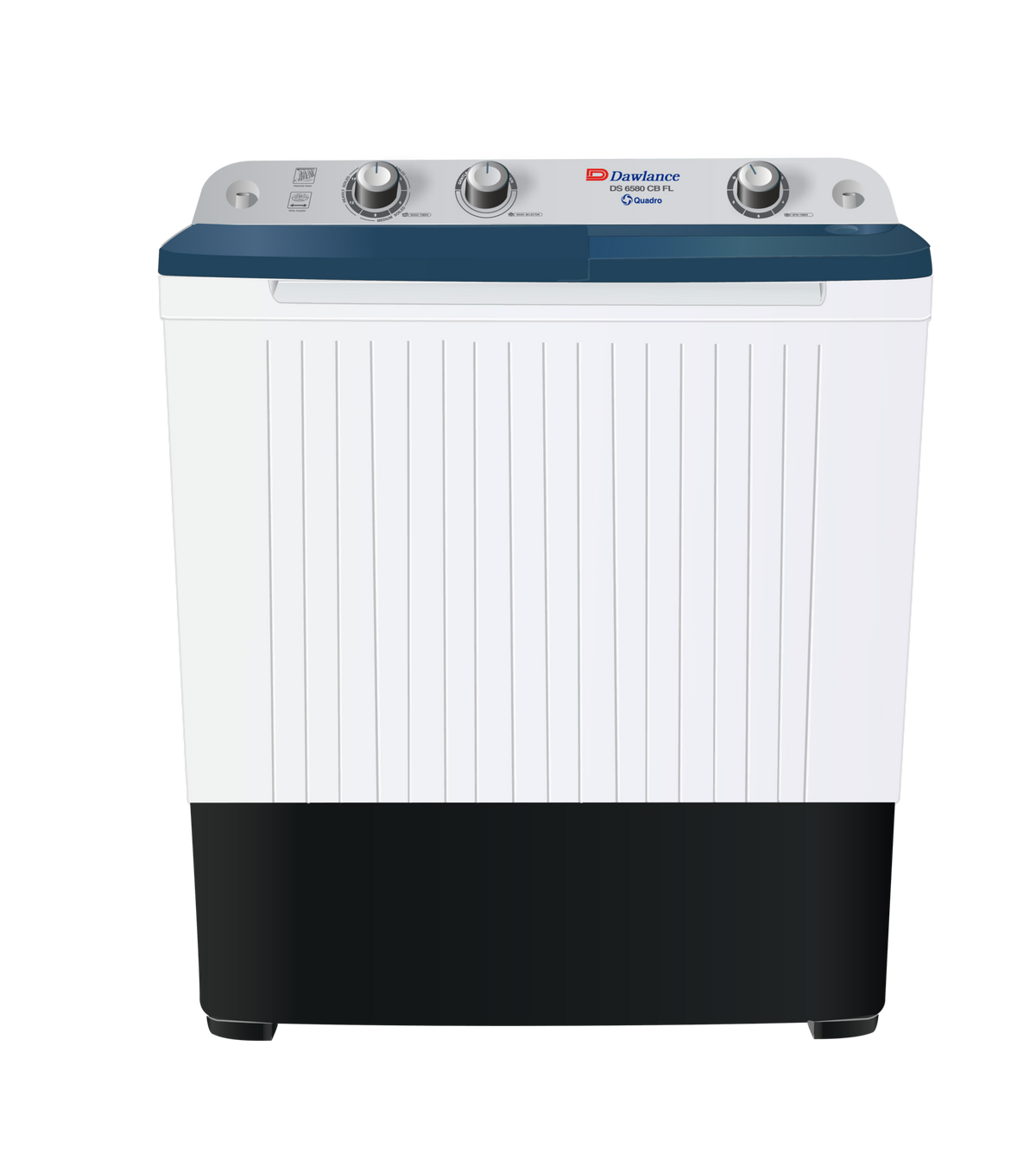 Dawlance DW-6580C FL Twin Tub Washing Machine – 8kg, Semi-Automatic