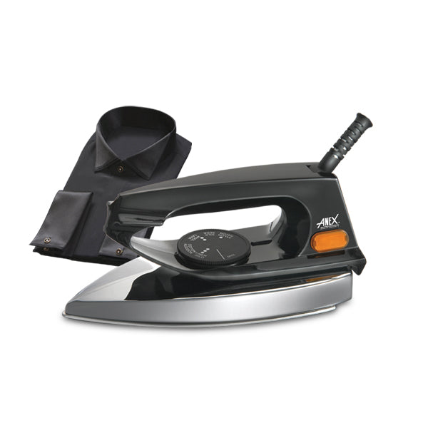 Anex AG-1072 Lightweight Dry Iron - Effortless Ironing for Crisp and Smooth Clothes