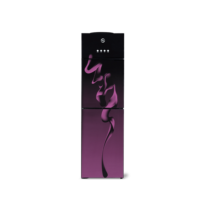 PEL PCWD-525 Curved Water Dispenser – Hot & Cold, Purple Blaze