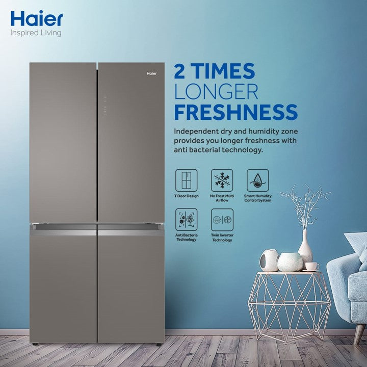 Haier Refrigerator HRF-678TGG (side by side)