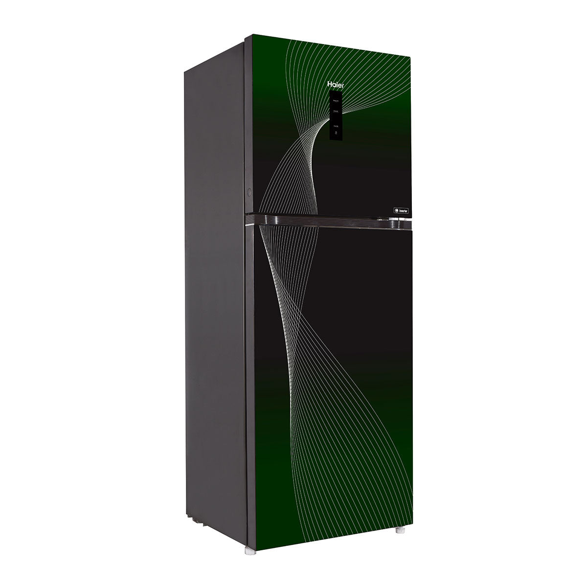 Haier Refrigerator HRF-438 IFGA Inverter (GD Green) – Spacious & Energy-Efficient Cooling