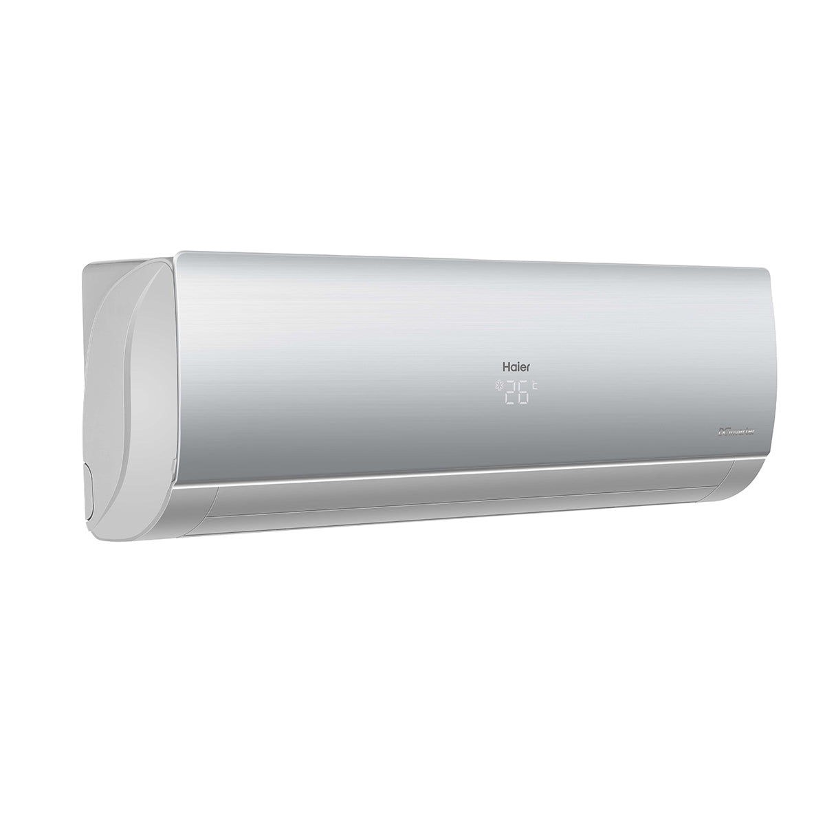 Haier HSU-12HFPAA DC Inverter AC – Energy Efficient Cooling & Heating (Silver)