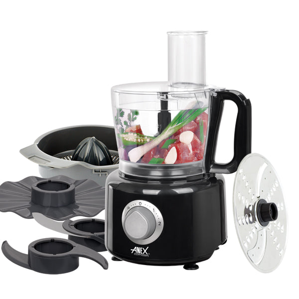 Anex Deluxe Chopper AG-3144 – 800W, 2 Speed, 1.2L Capacity with Stainless Steel Blades