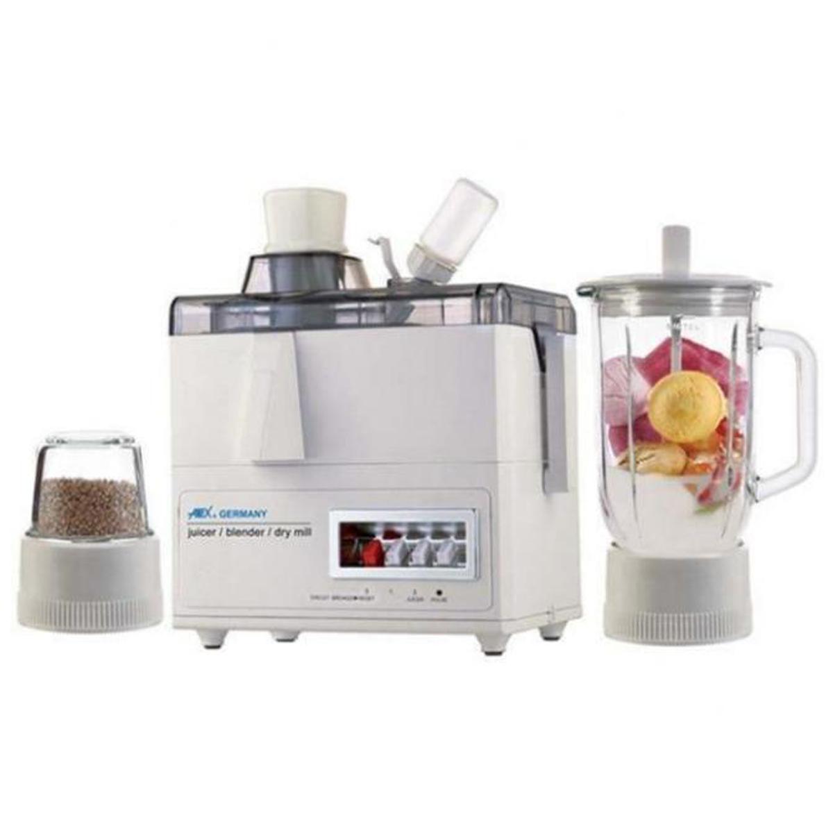 Anex Juicer/Blender/Grinder ANX-176 GL - 3-in-1 Kitchen Appliance with 600W Power