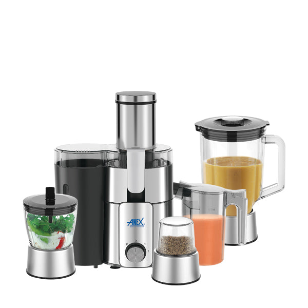 Anex Juicer/Blender/Grinder AG-188 GL (Wet) - 3-in-1 Kitchen Appliance for Wet Grinding and Blending
