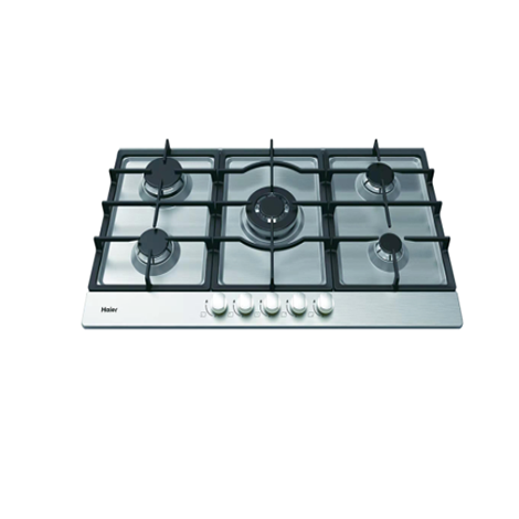 Haier Hob - HCC519DGS (BUILT IN HOB STEEL 5 BURNER)