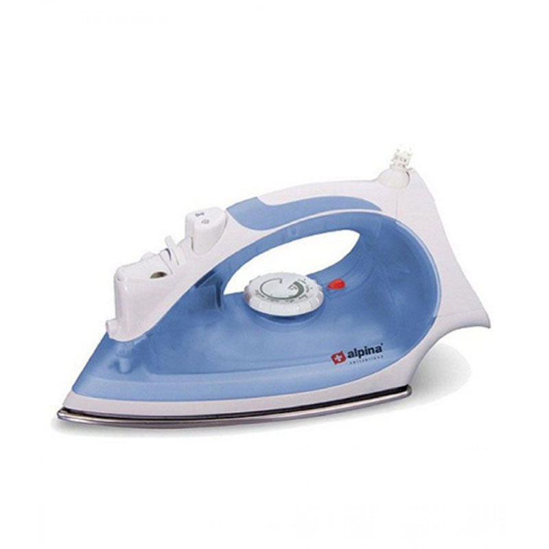 Alpina SF-3924 Steam Iron 1600W - Non-Stick Soleplate, Powerful Steam