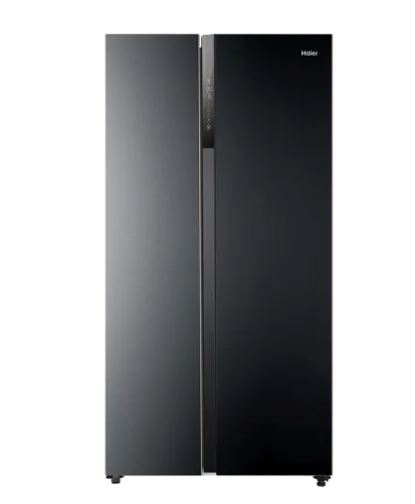 Haier SBS Refrigerator HRF-622IBG Black Glass