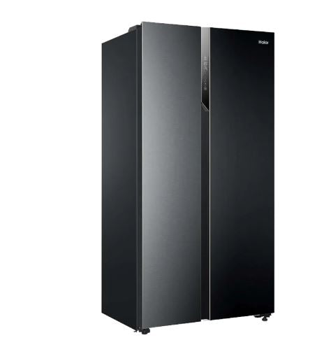 Haier SBS Refrigerator HRF-622IBG Black Glass