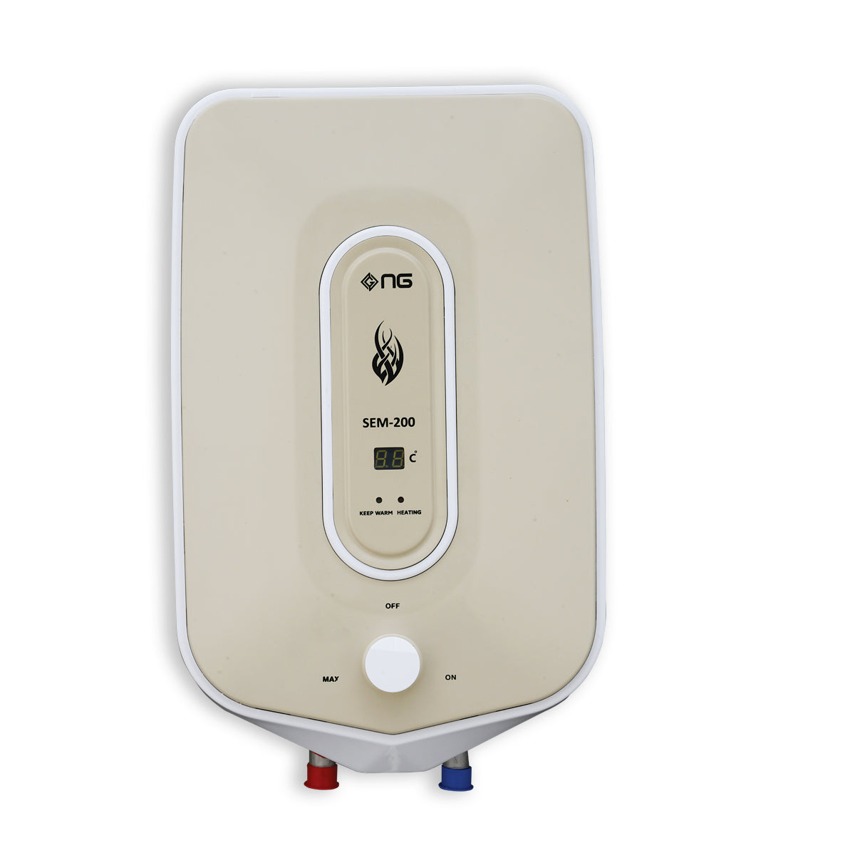 NASGAS SEM-200 Instant Electric Geyser - 20-Liter Quick Heating Water Heater