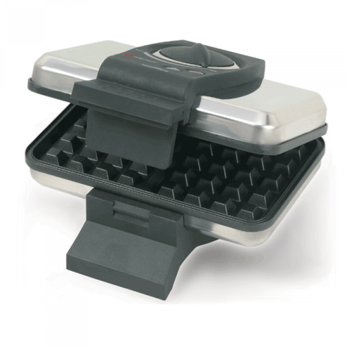 Alpina SF-2510 Stainless Steel Belgian Waffle Maker with Thermostat - 1kW