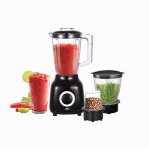 Anex 3-in-1 Blender/Grinder AJ-6048 - Multi-Function Kitchen Appliance for Blending, Grinding, and Mixing