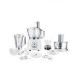Alpina SF-4000 Food Processor - 8-in-1 Multifunctional, 1000W, Stainless Steel Blades