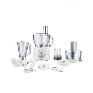 Alpina SF-4000 Food Processor - 8-in-1 Multifunctional, 1000W, Stainless Steel Blades