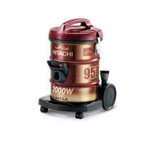 Hitachi Vacc/Clean CV-950Y - 2000W Drum Vacuum Cleaner, Large Capacity, Durable Design