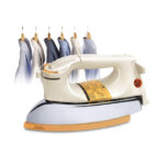 Anex AG-2079B Heavy Dry Iron 1000W - Gold/Gray, Durable Non-Stick Soleplate