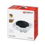 Alpina SF-6002 Single Hot Plate - 1500W, Portable Electric Cooking Plate