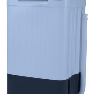 DAW Spinner DW-6000 Clear Lid - High-Speed Spin Dryer with Transparent Lid (White)