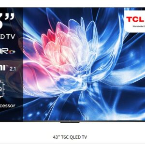 TLC T6C QLED TV 43inch