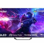 Haier 50 Inch 2K QLED Google TV H50S80 with Smart Entertainment, Stunning Picture Quality and Modern Features